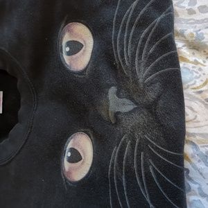 Robert Allan Sportswear Cat Face Sweatshirt